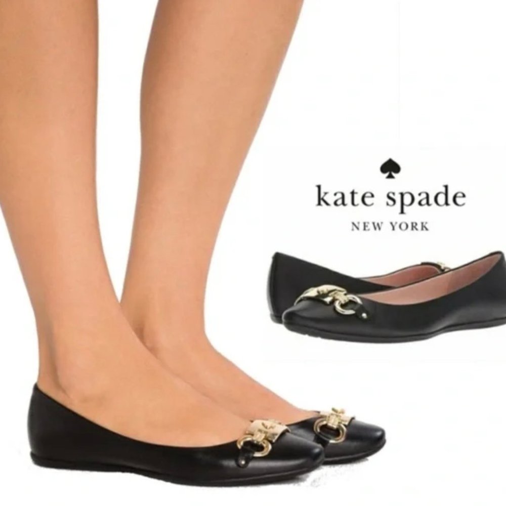 NWOB Kate Spade New York Payton Leather Ballet Flats